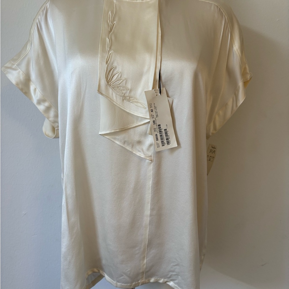 Escada Elegant Cream Women's Top